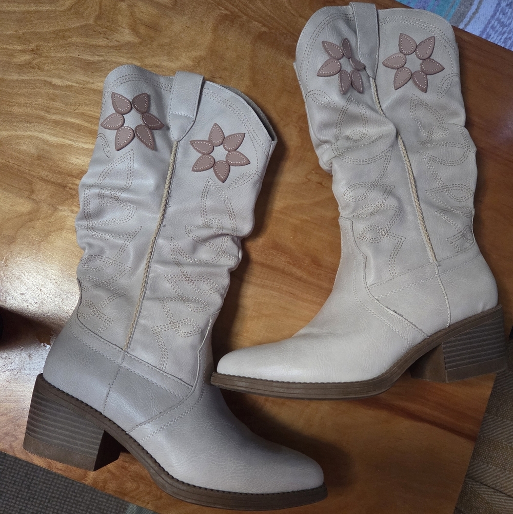 Blowfish Malibu Floral Cowboy Boots